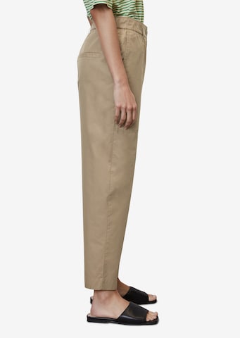 Marc O'Polo Lużny krój Spodnie w kolorze brązowy