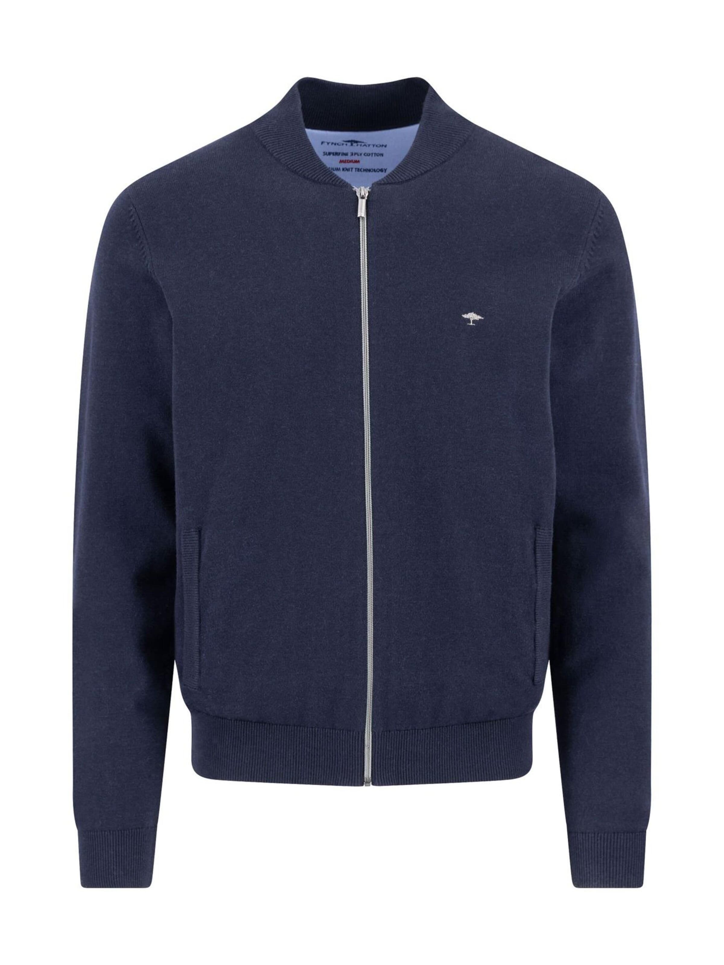FYNCH-HATTON Strickjacke‌‌‌‌‌‌ in Blau: Vorderseite