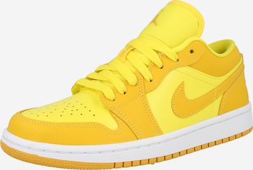 Jordan Низкие кроссовки 'Air Jordan 1' в Желтый: спереди