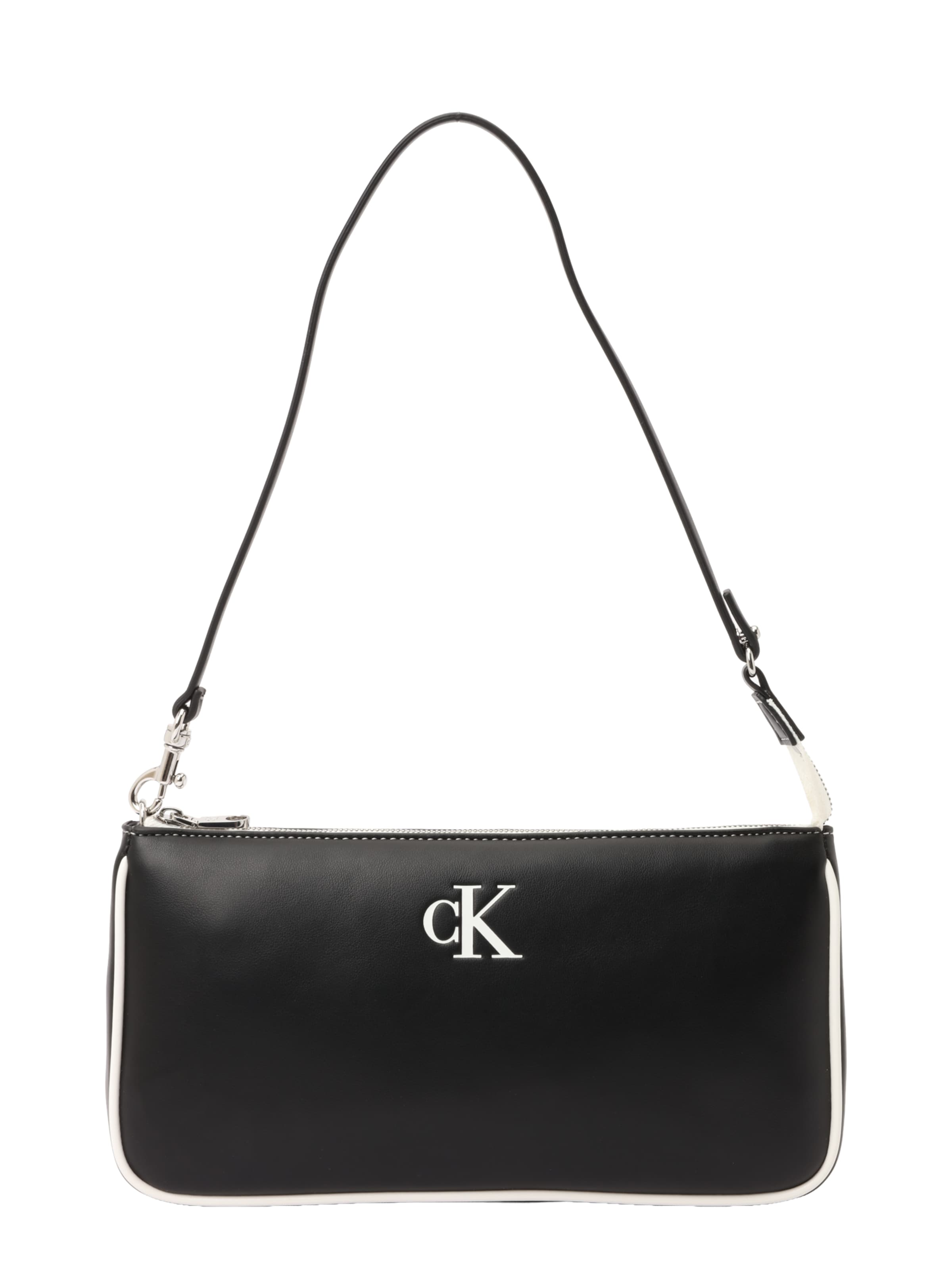 Geantă de umăr de la Calvin Klein pe negru: față