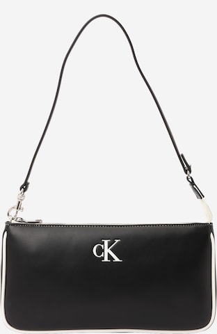 Calvin Klein Τσάντα ώμου 'Contrast Logo Convertible' σε μαύρο: μπροστά