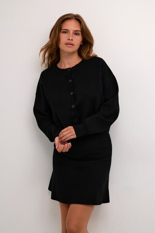 KAREN BY SIMONSEN Knit Cardigan 'Doddie' in Black: front