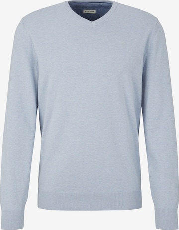 TOM TAILOR Regular Fit Pullover in Blau: predná strana