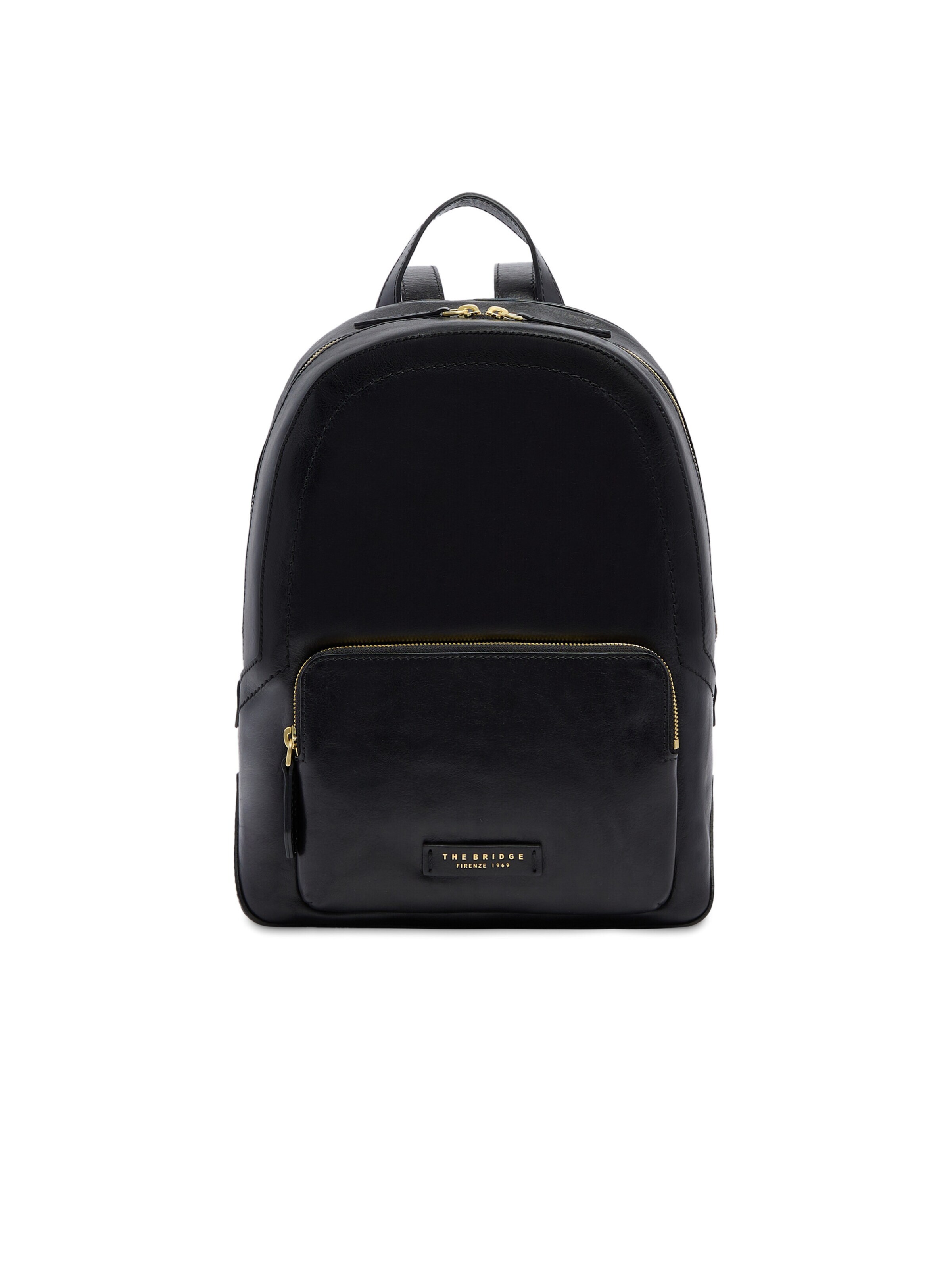 The Bridge Backpack in Black: front