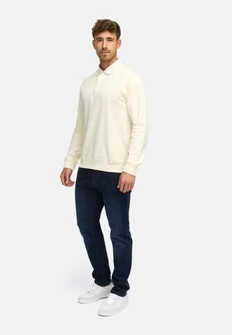 INDICODE JEANS Sweatshirt ' Disnar' in White