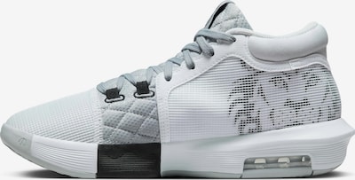 NIKE Chaussure de sport 'Lebron Witness VIII' en gris / noir / blanc, Vue avec produit