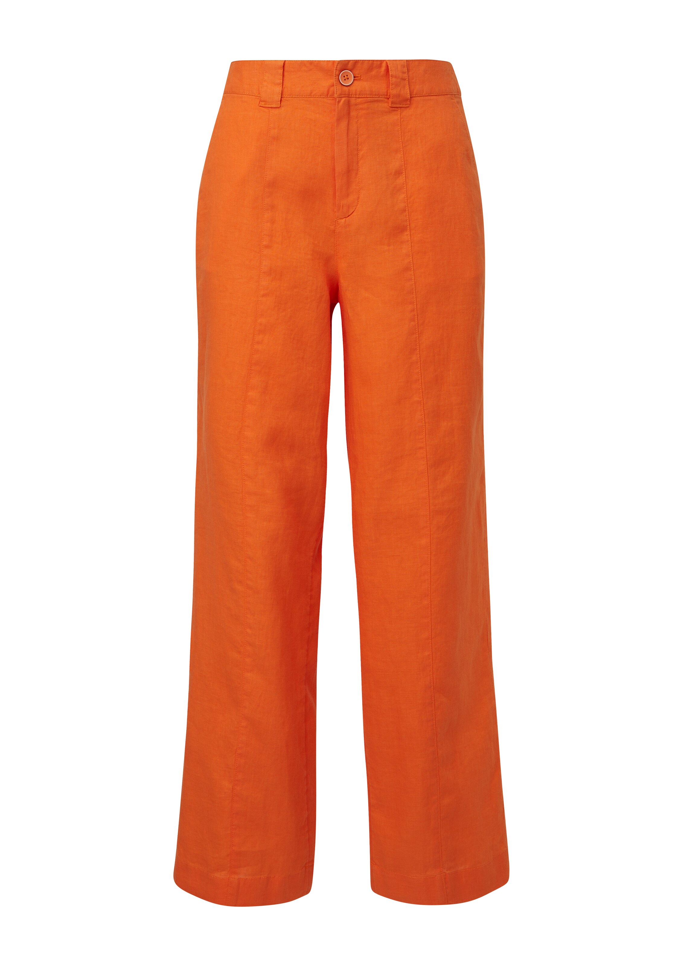 s.Oliver Bootcut Broek in Oranje: voorkant