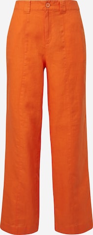 Wide Leg Pantalon à pince s.Oliver en orange : devant