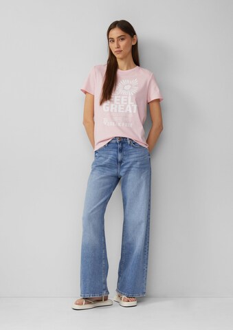 T-shirt QS en rose