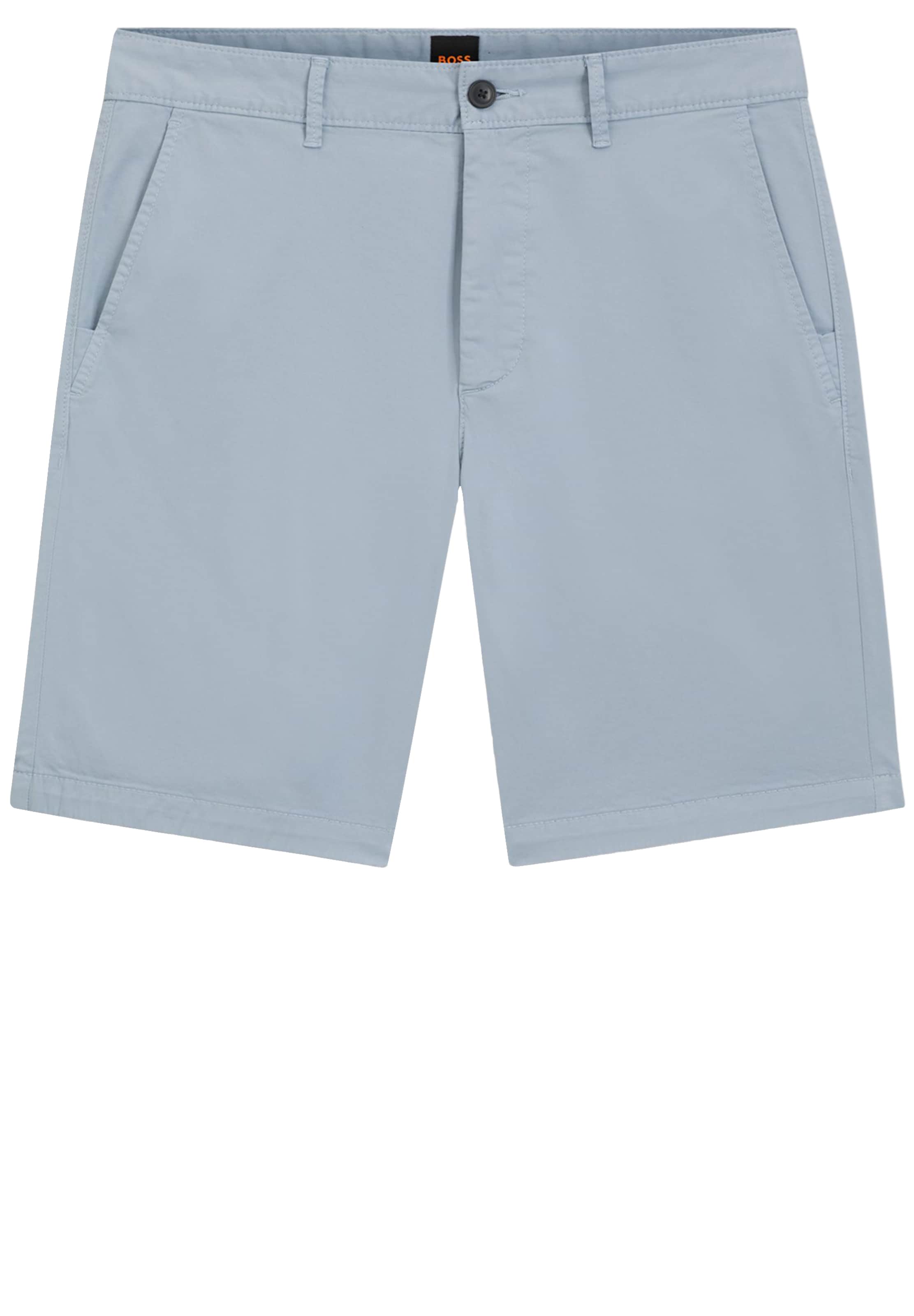 BOSS Slimfit Shorts in Blau: Vorderseite