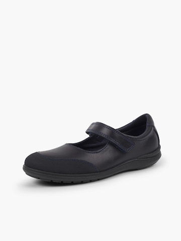 Scarpa bassa di Pisamonas in blu: frontale
