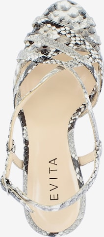 EVITA Strap Sandals in Grey