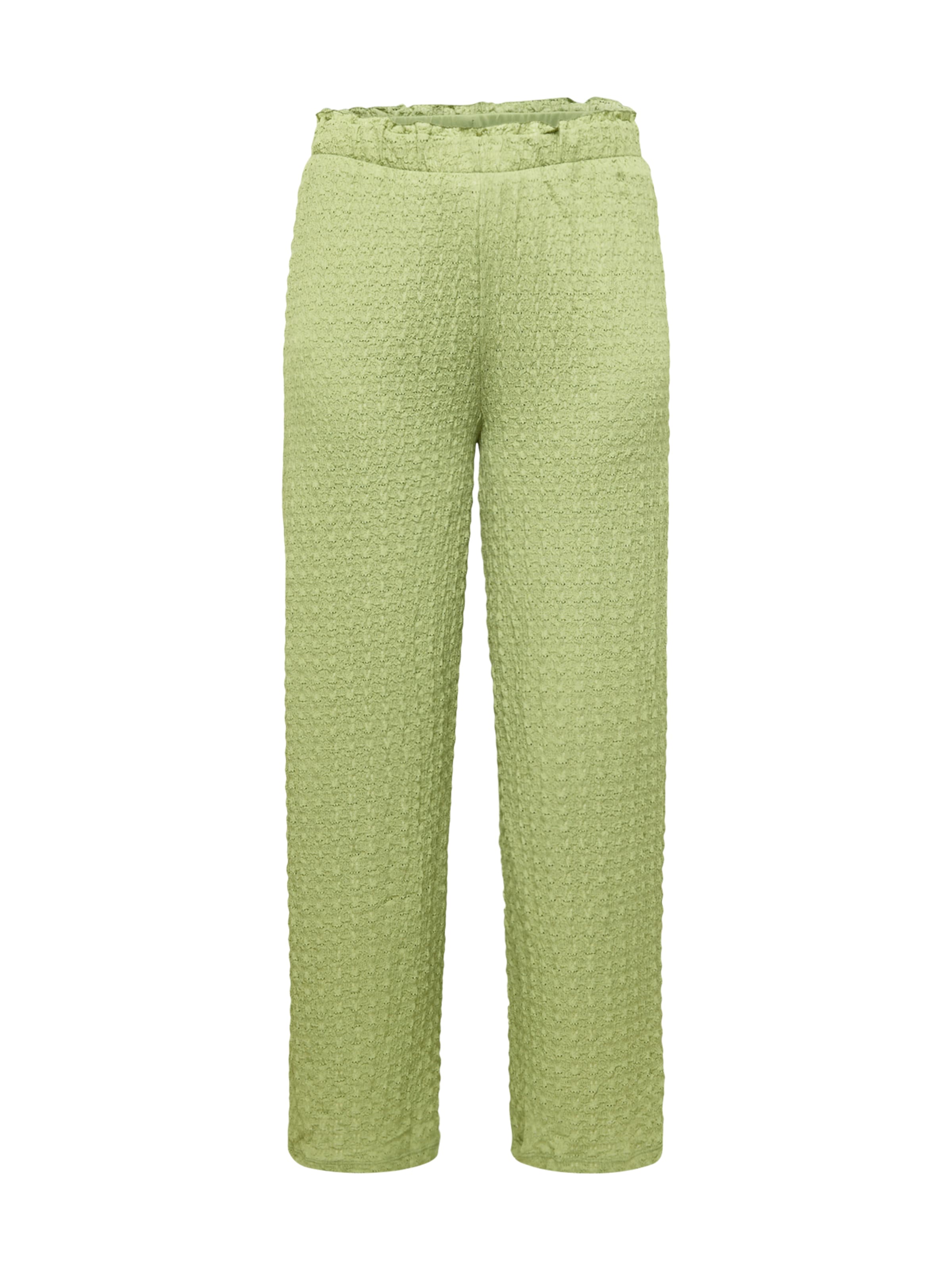 PIECES Curve Regular Pants &#x27;PCABIGAIL&#x27; in Green: front
