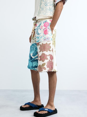 Desigual Regular Trousers in White