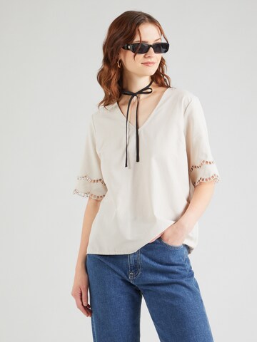 Camicia da donna 'PCSara' di PIECES in grigio: frontale