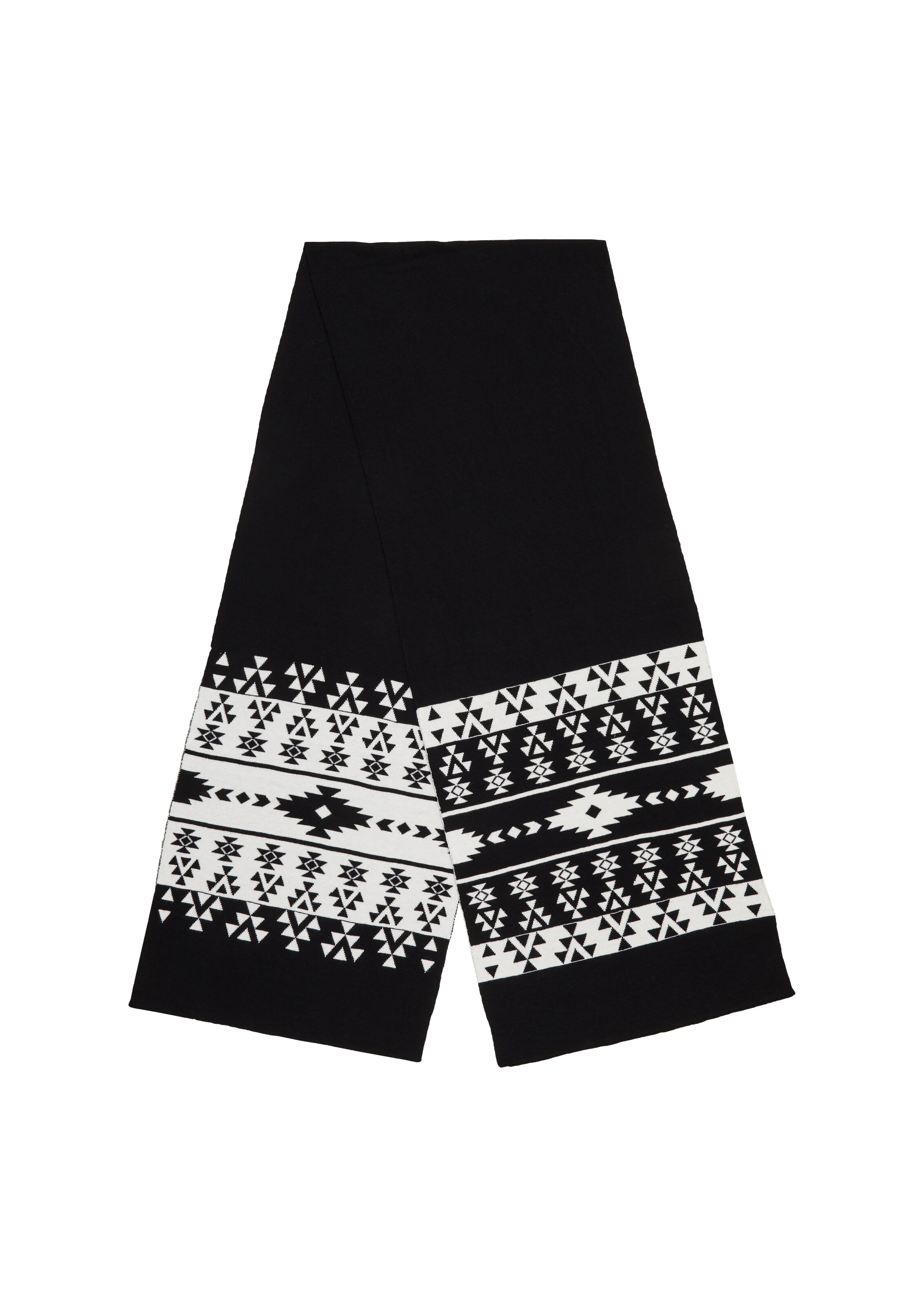 s.Oliver Schal in Schwarz: Vorderseite