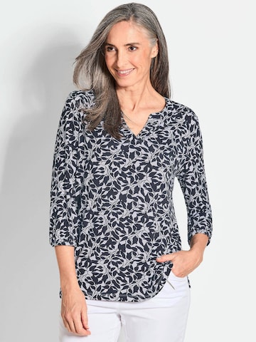 Goldner Bluse in Schwarz: Vorderseite