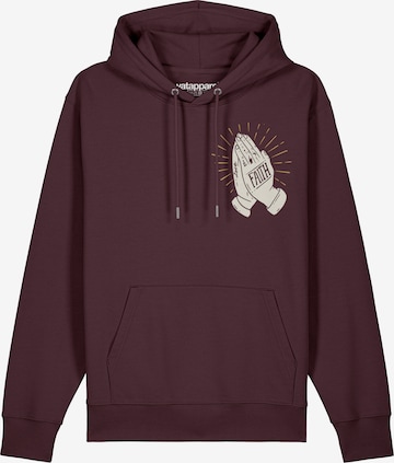 Felpa 'Faith' di Watapparel in rosso: frontale