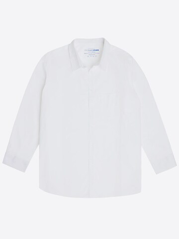 Mr Main Man Regular fit Button Up Shirt in White: front