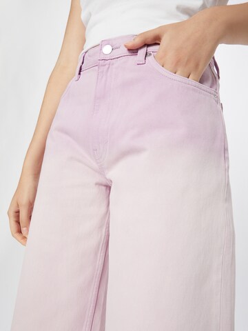 WEEKDAY Wide leg Jeans 'Expand' i lila