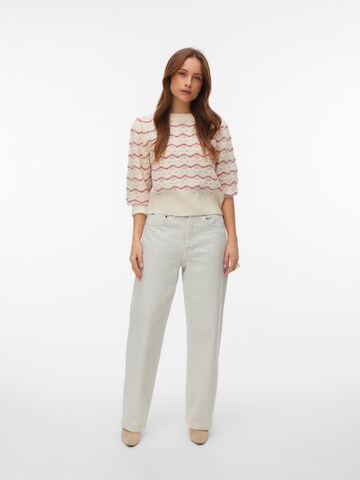 VERO MODA Pulóver 'VMLEONOR' - bézs