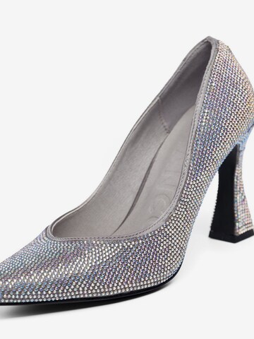 Bianco Pumps 'LUXE' in Silver