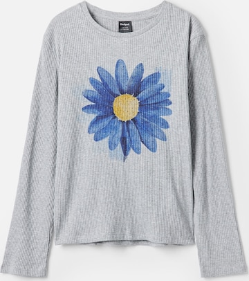 T-Shirt Desigual en gris : devant