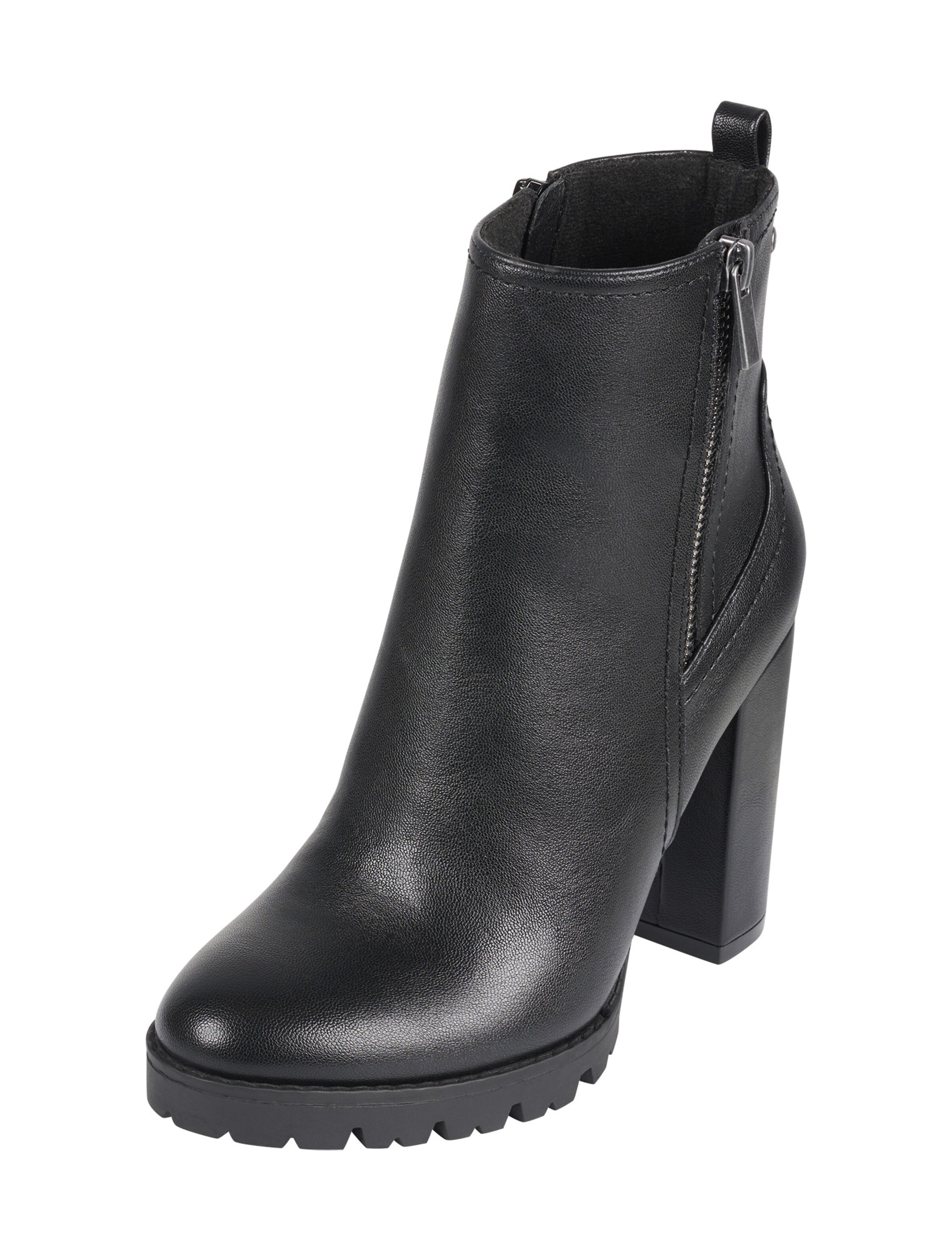 BULLBOXER Enkellaarsjes in Zwart: voorkant