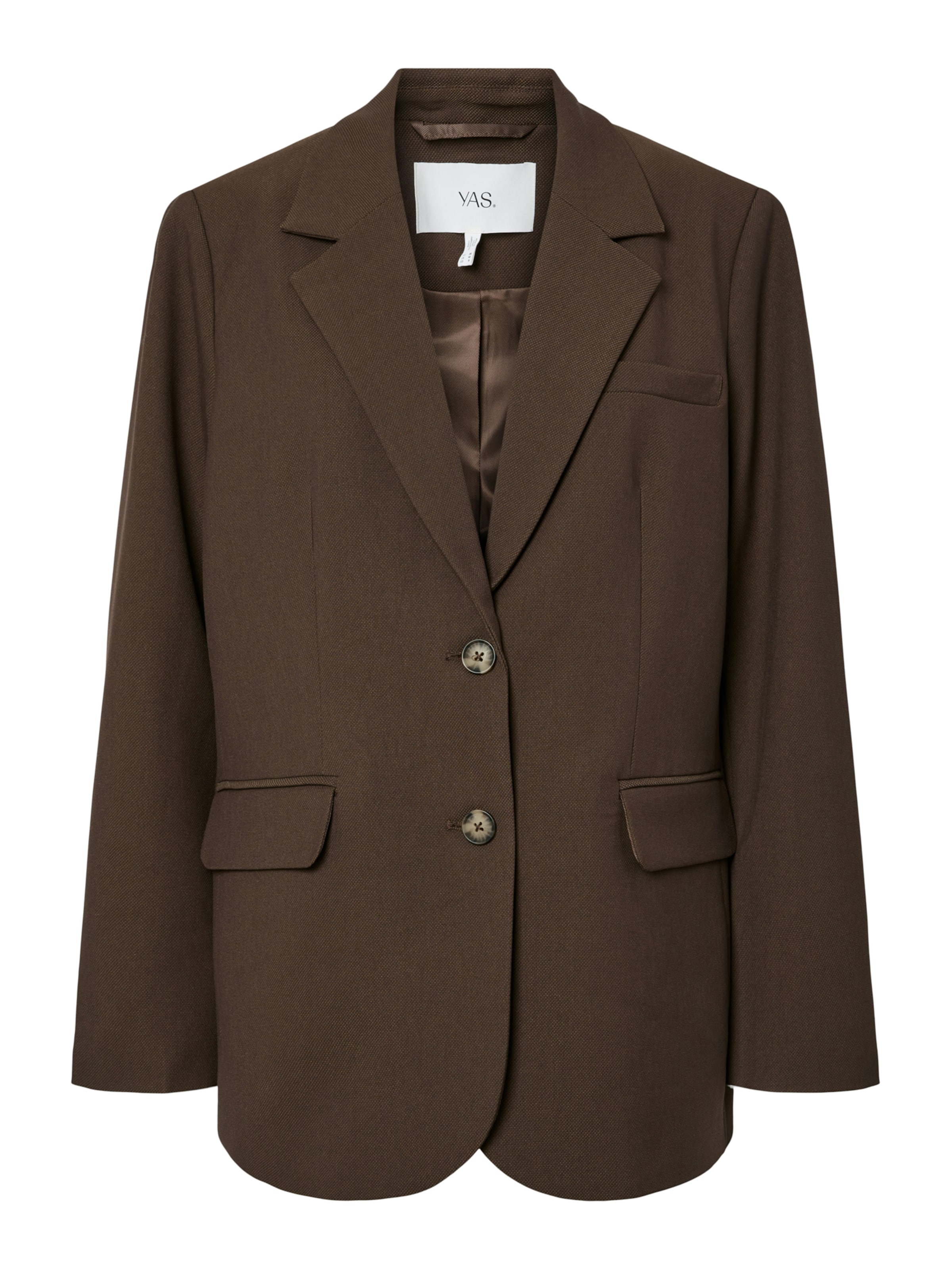 YAS Blazer 'YASREEMAJ' in Brown: front