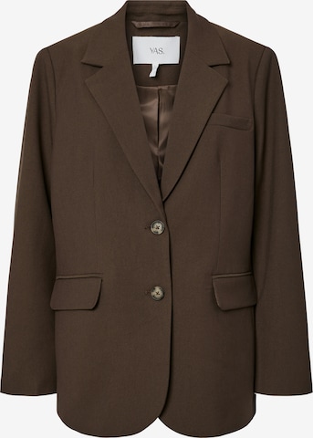 YAS - Blazer 'YASREEMAJ' en marrón: frente