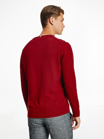 TOMMY HILFIGER Regular Fit Pullover in Rot