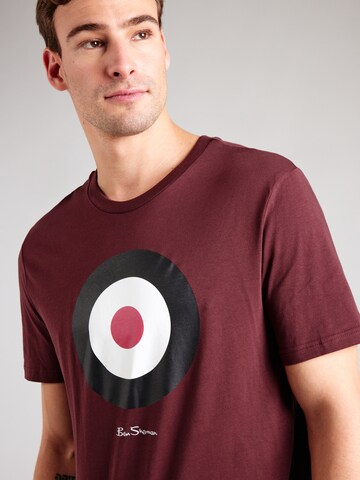 Ben Sherman Shirt 'Signature Target' in Rood