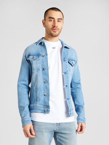 REPLAY Between-Season Jacket in Blue: front