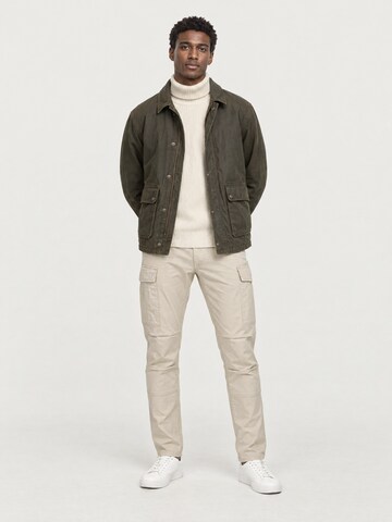 yazubi Regular Cargo Pants 'Jayden' in Beige