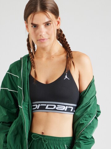 NIKE Korzetová Sportovní podprsenka 'INDY' – černá: přední strana
