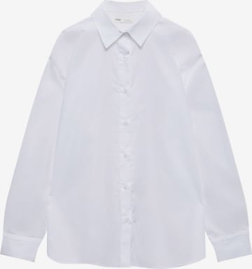 Pull&Bear Bluse in Weiß: predná strana