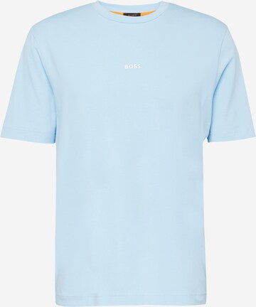 T-Shirt 'TChup' BOSS en bleu : devant
