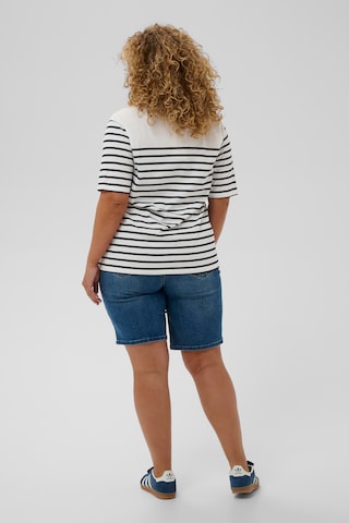 KAFFE CURVE - Camiseta 'KCNalia' en blanco