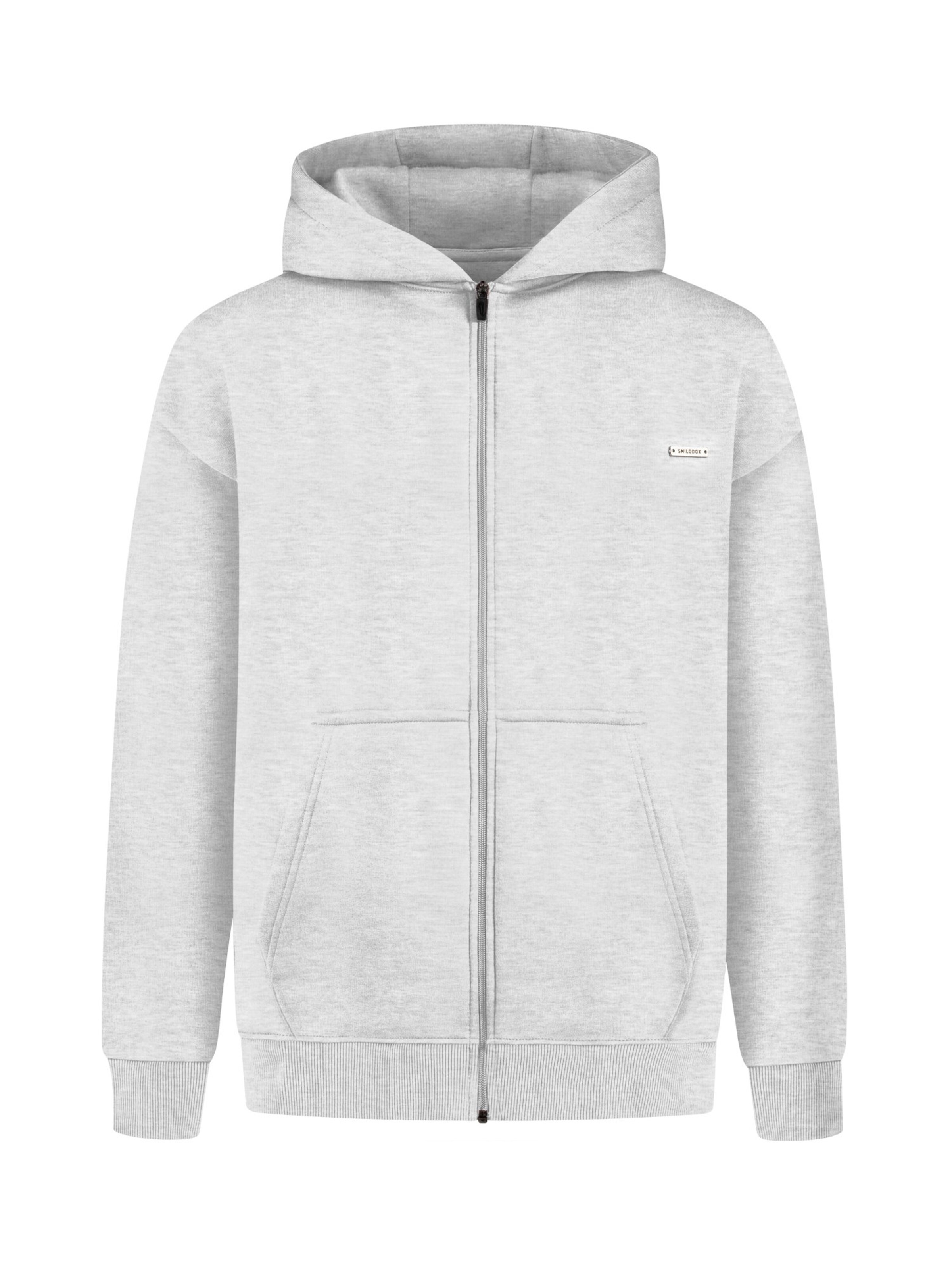 Smilodox Sweat jacket in Grey: front