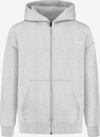 Smilodox Sweat jacket in Grey: front