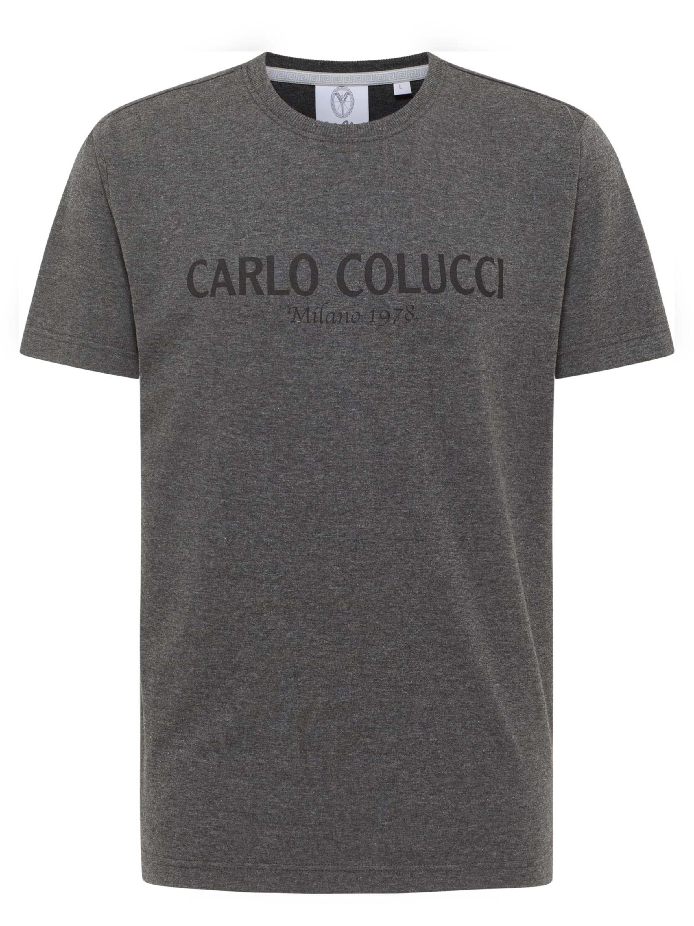 Carlo Colucci Shirt in Grijs: voorkant