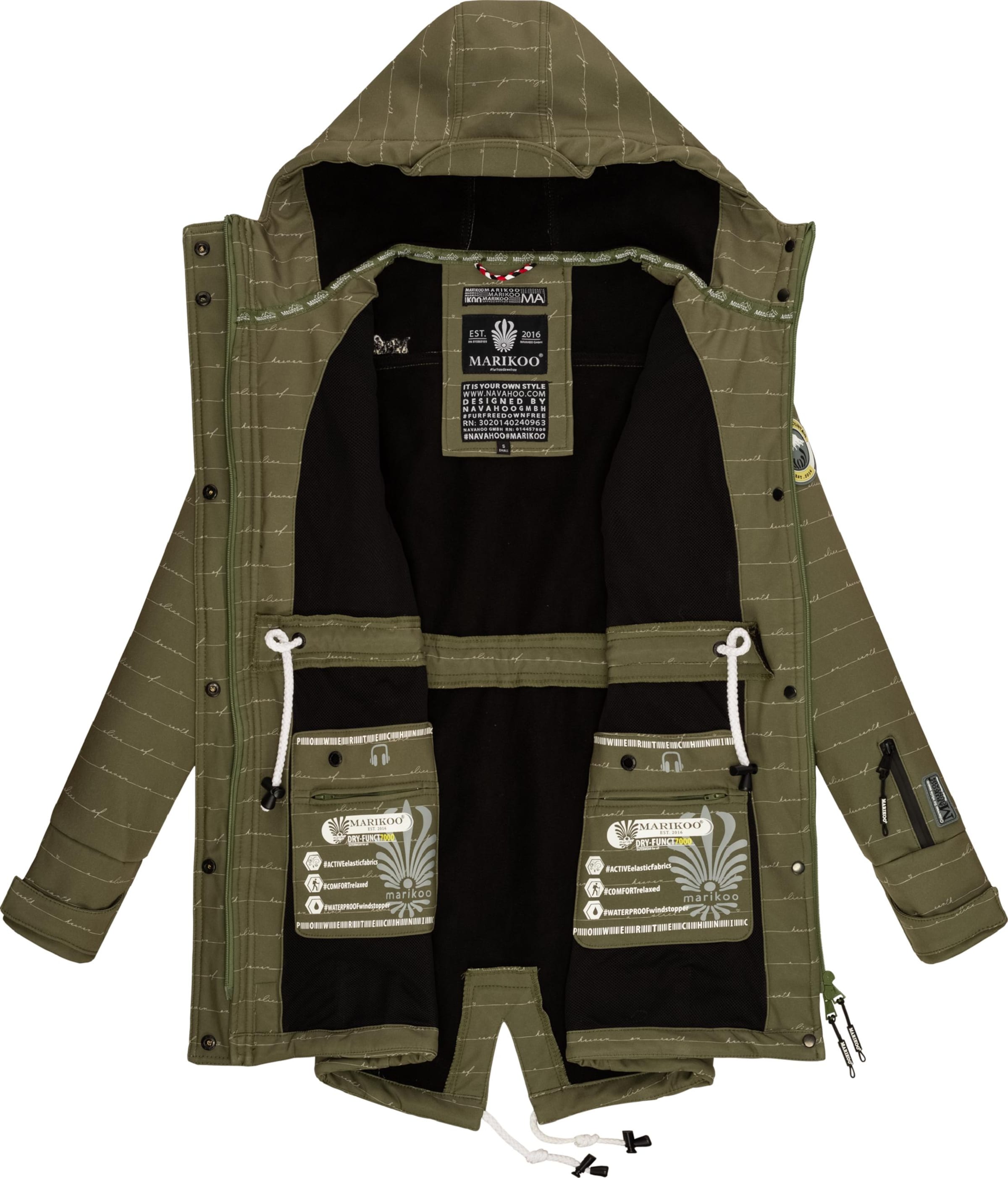 MARIKOO Funktionskappa 'Zimtzicke' i grön