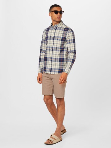 Banana Republic Regular Fit Hemd in Blau