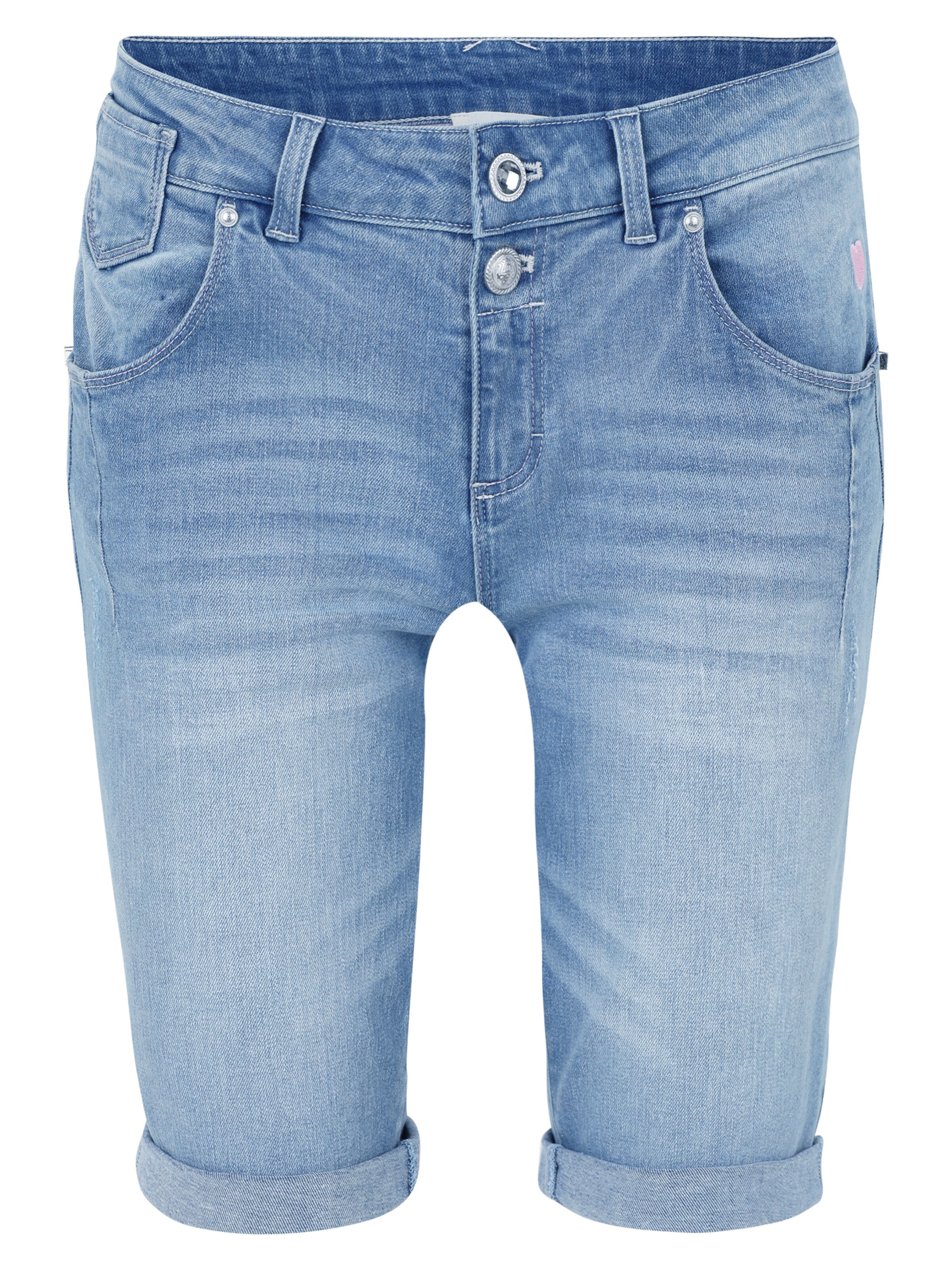 Cartoon Skinny Broek in Blauw: voorkant
