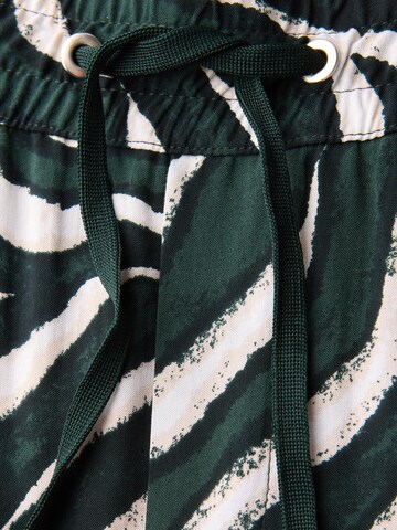 STREET ONE Wide leg Pants 'Emee' in Green