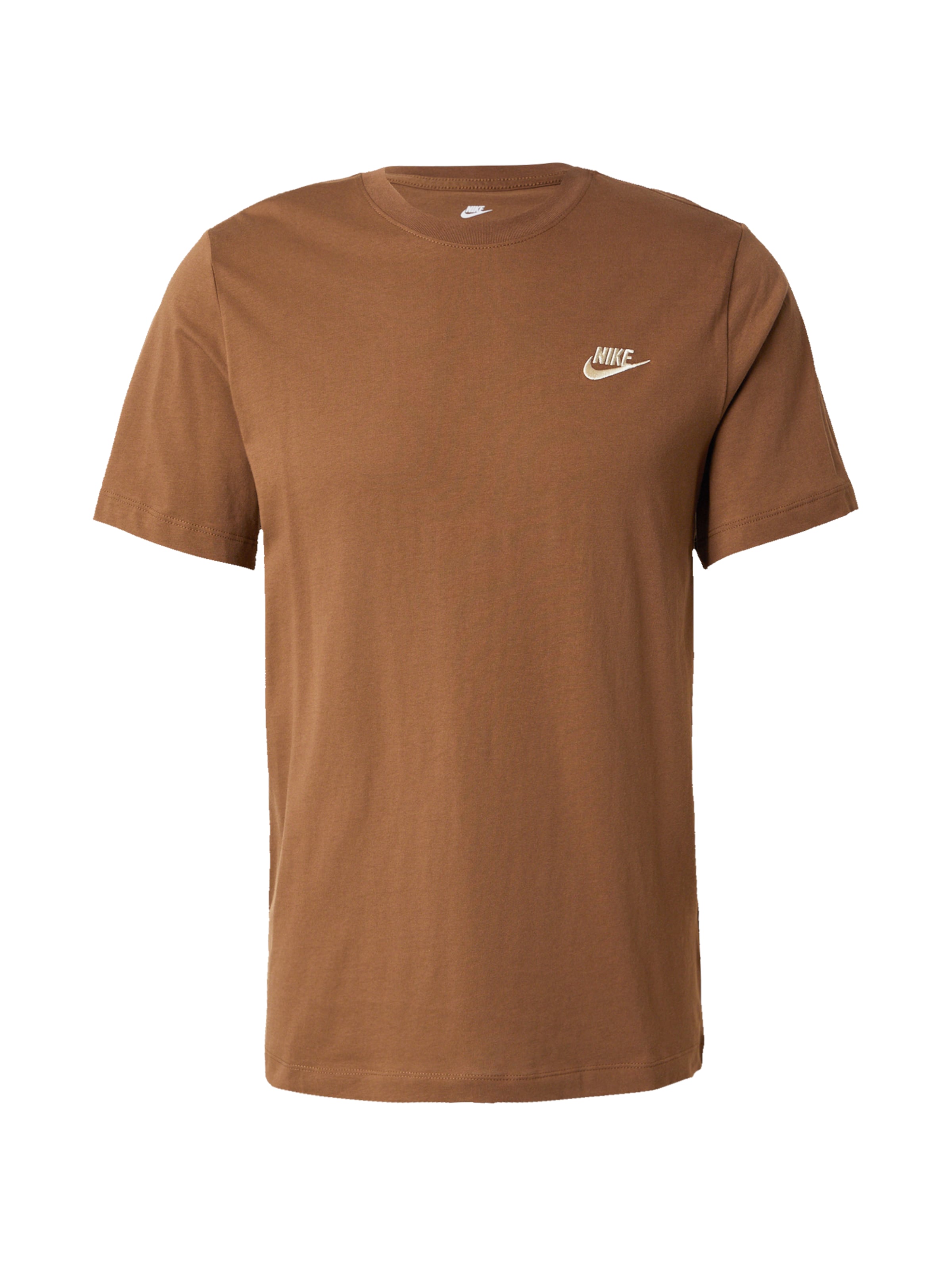 Nike Sportswear Regular Fit T-Shirt 'CLUB' in Braun: Vorderseite