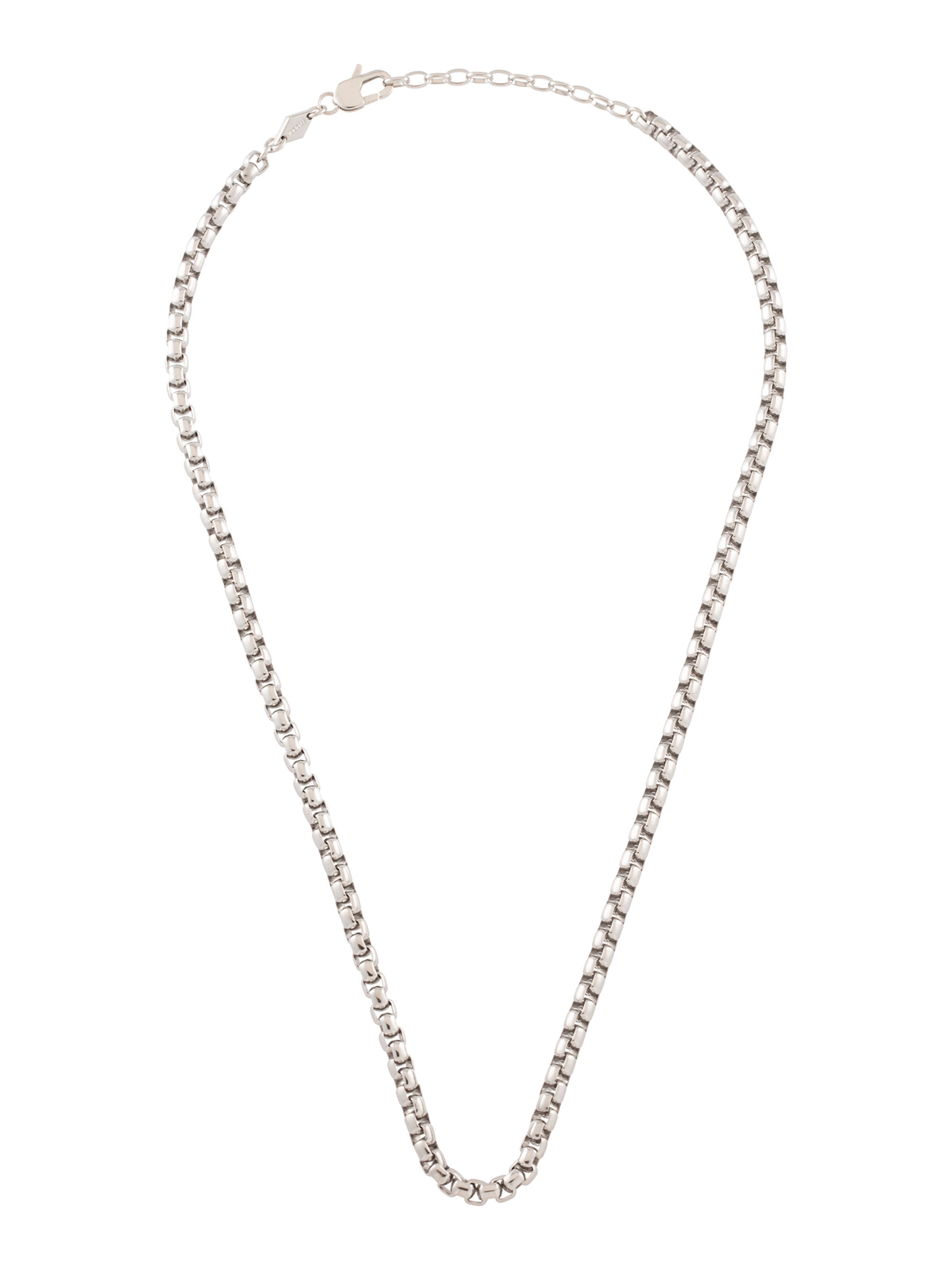 FOSSIL Kette in Silber: Vorderseite