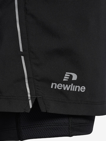 Regular Pantalon de sport 'FAST' Newline en noir