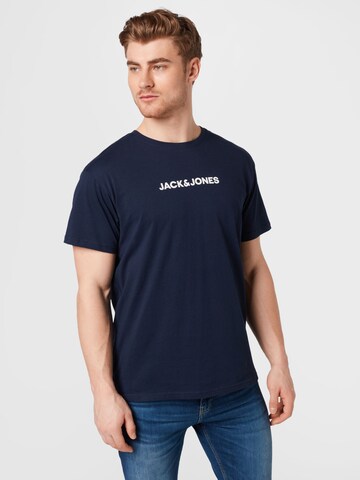 JACK & JONES T-Shirt 'You' in Blau: Vorderseite
