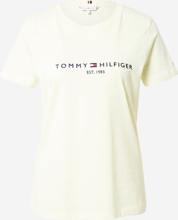 TOMMY HILFIGER Tričko – žlutá: přední strana